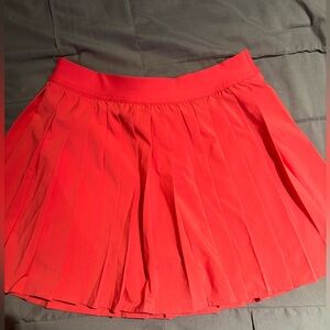 Lululemon Athletica Vibrant Red Skater Skirt